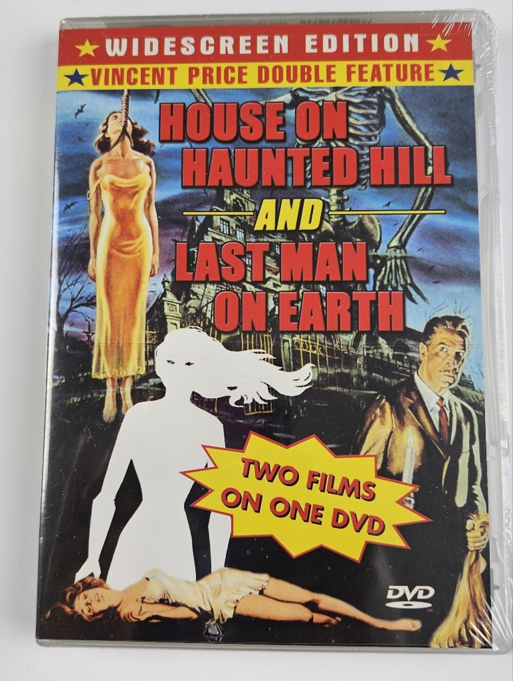 House on Haunted Hill Last Man on Earth VHS Vincent Price Double Feature SEALED